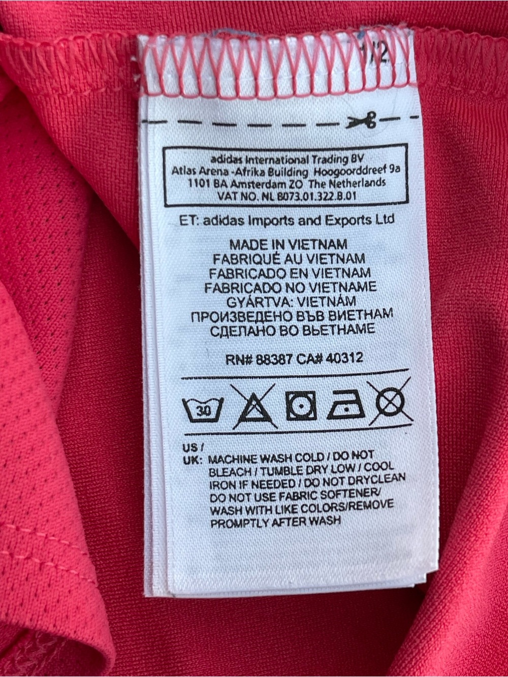Adidas Golf Pink ClimaLite Tennis Athletic Pickleball Skort (2) - Picture 11 of 12